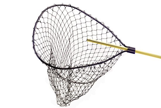Fly Fishing Net, Long Handle Fishing Landing Net, Flexible Fish