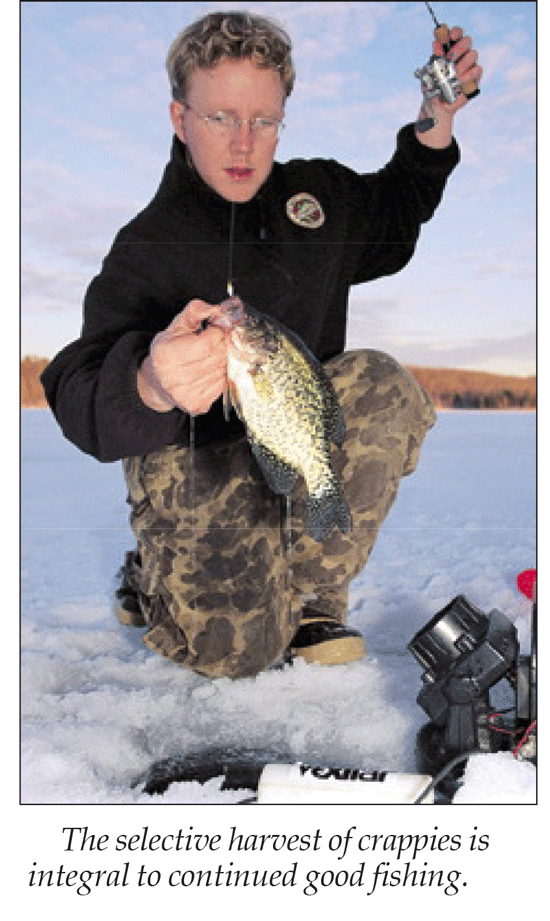 Varying Depths: Ice Fishing For Crappie - In-Fisherman