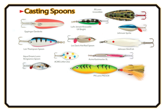 NOS Lot 2 Vintage Genuine Johnson Spoons SPRITE Gold 1/2 & 1/4 oz Fishing  Lures